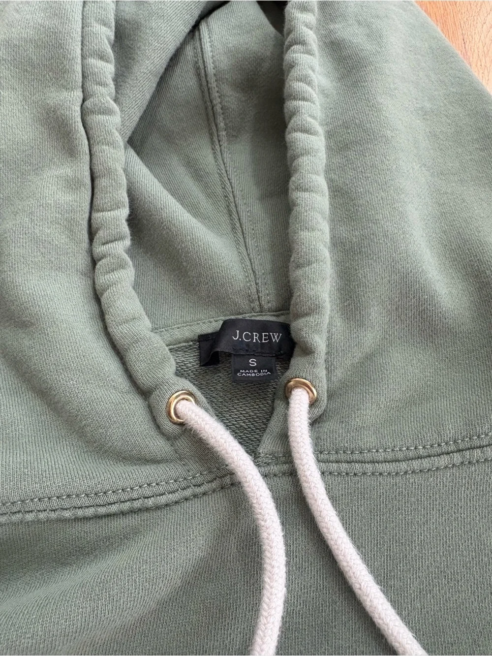 J. Crew Olive Green Long Sleeve Hoodie